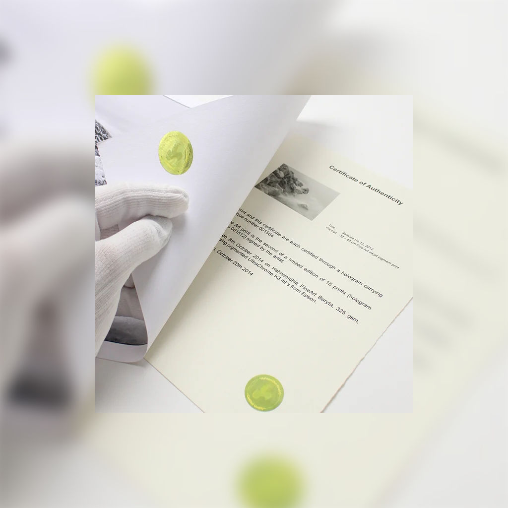 Certificate of Authenticity and Hologram System
